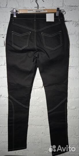 Джинсы Mugler Paris, XS, Оригинал, Чёрные