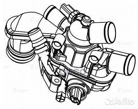 Термостат PSA 308 (07) /C4 (10) 1.6i mт («быст