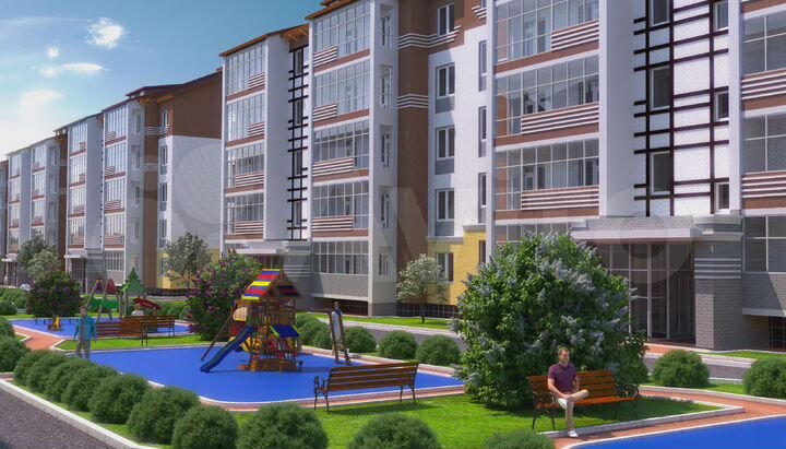 1-к. квартира, 49,3 м², 3/5 эт.