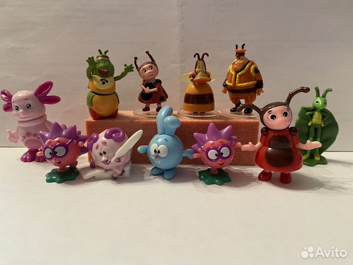 Игрушки из Лунтика и Смешарики
