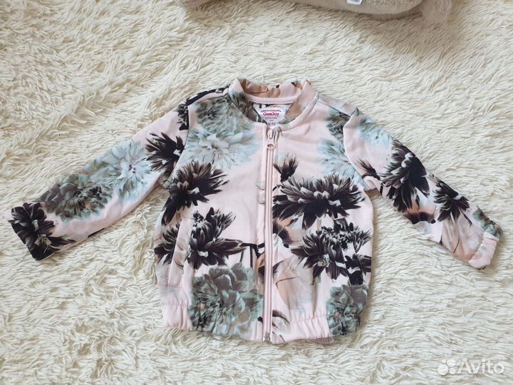 Куртка бомбер для девочки