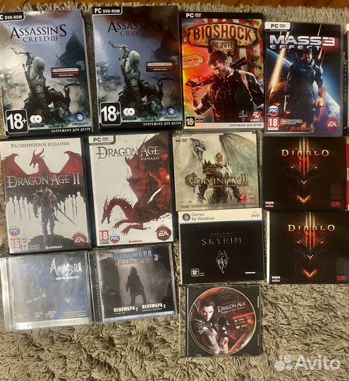 Компьютерные игры на дисках лотом бронь