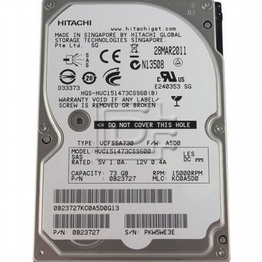 [HUC151473CSS600] Жесткий Диск Hitachi 73gb Sas Huc151473css600