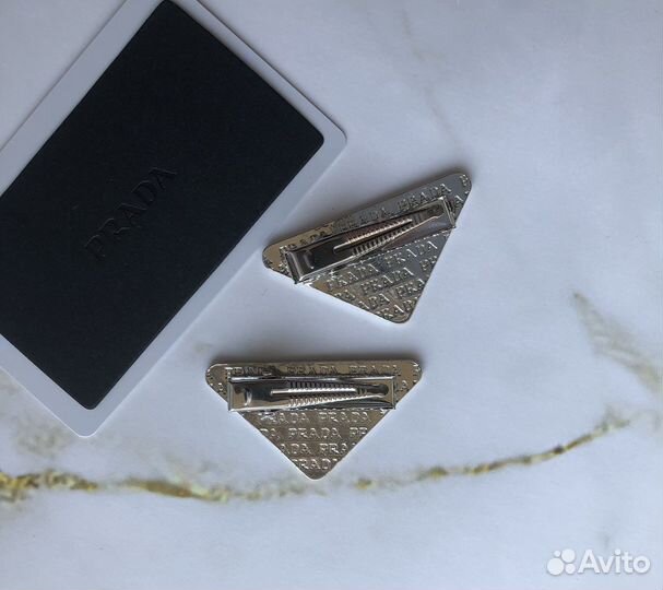 Комплект из двух заколок Prada