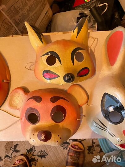 Новогодние маски СССР