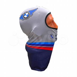 Подшлемник с логотипом BMW Motorrad серо-красный