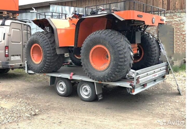 Прицеп двухосный мзса, Кузов 3,64х2,1м. Рассрочка