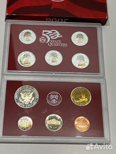 Годовой набор серебряных монет США 2006