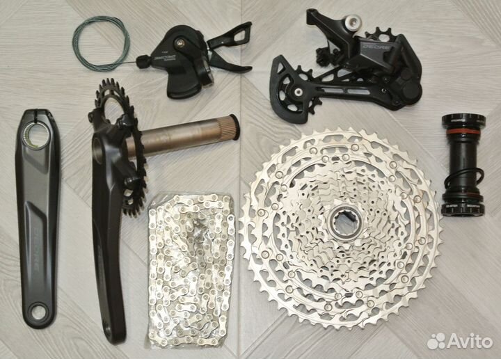 Трансмиссия Shimano Deore M5100, 11 скоростей