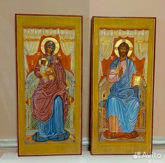 Иконы Иисуса Христа и Богородицы