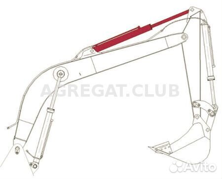 Гидроцилиндр рукояти Motorherz 100AA0051ZZ