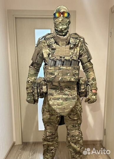 Комплект бронежилет панцирь ссо 2.0/3.0 мультикам