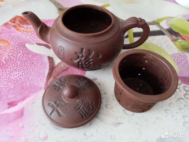 Чайник заварочный глиняный