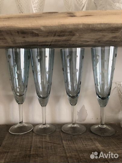 Стеклянные Бокалы 4 шт