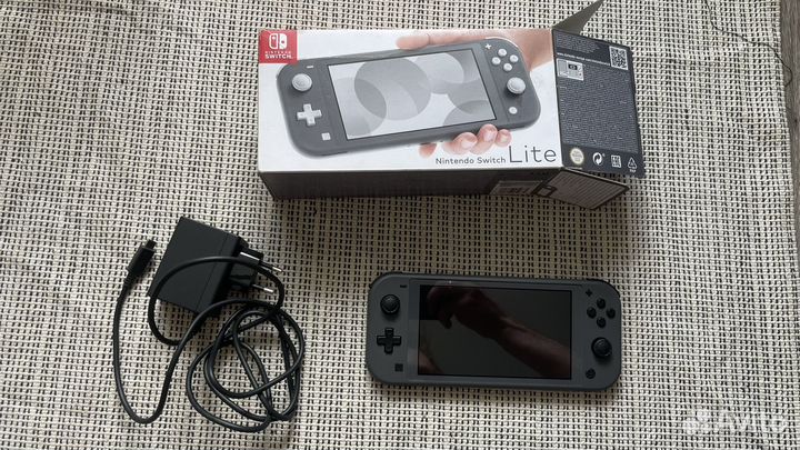 Nintendo switch lite прошитая black MOD 128gb