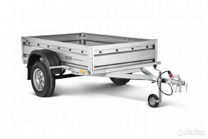 Новый оцинкованный легковой Чебоксарский прицеп