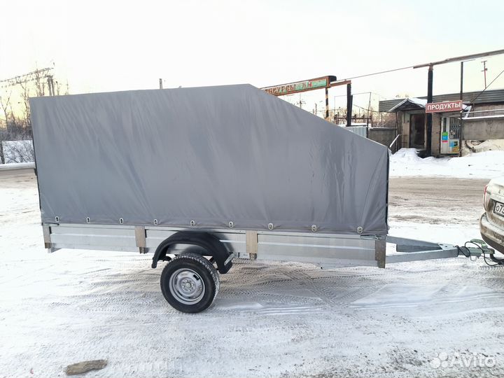 Прицеп 3500х1500 новый с тентом