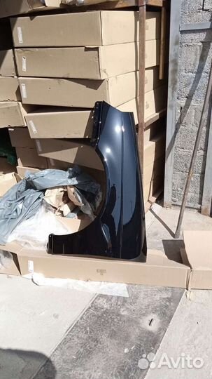 Крыло приора левое цвет черный (черная пантера)