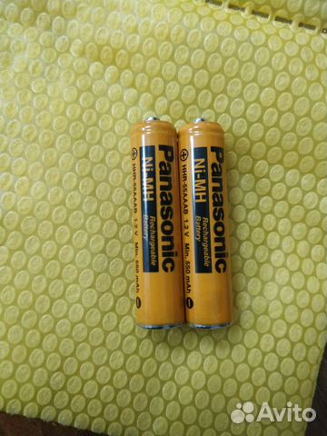 Батарейки аккумуляторные Panasonic 1,2в
