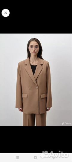 Костюм с брюками палаццо 44 46