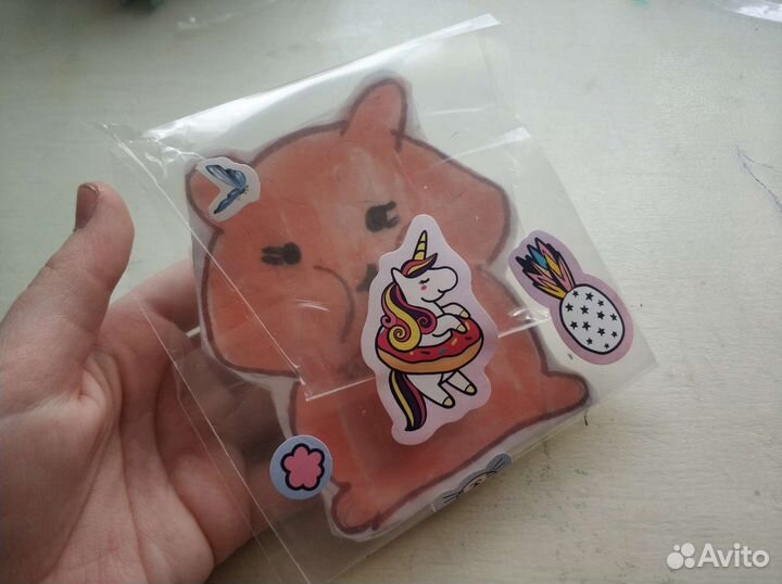 Блокнот ручной работы с хомячком