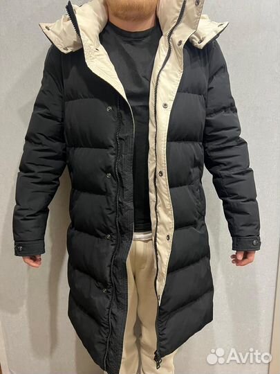 Пуховик moncler мужской длинный