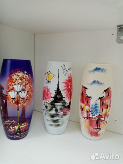 Ваза стеклянная