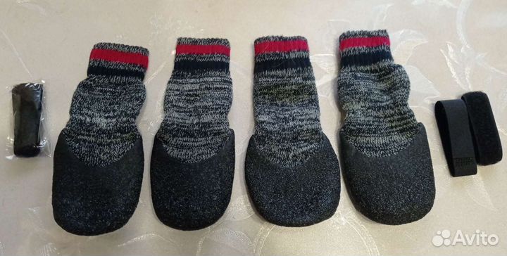 Носочки для собаки с прорезиновой подошвой