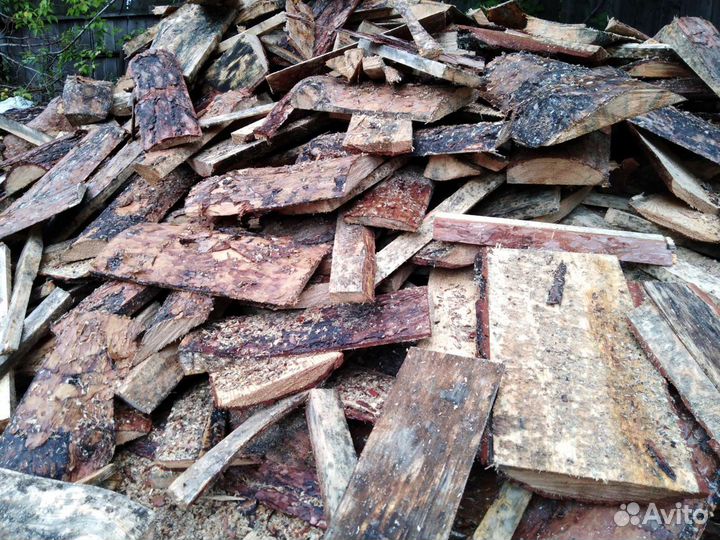Дрова горбыль пиленный