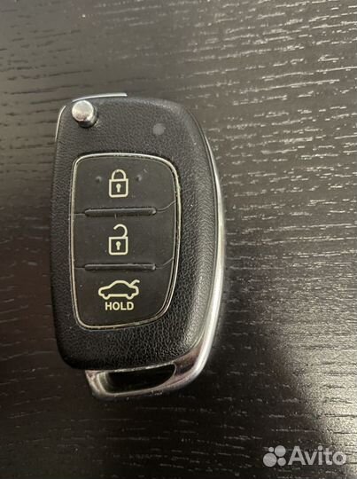 Ключ зажигания hyundai solaris 433mhz