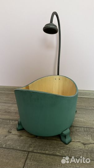 Ванная деревянная для фотосъемки