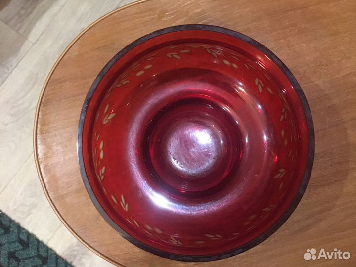 Ваза для фруктов из времен СССР диам 18см Сост Отл