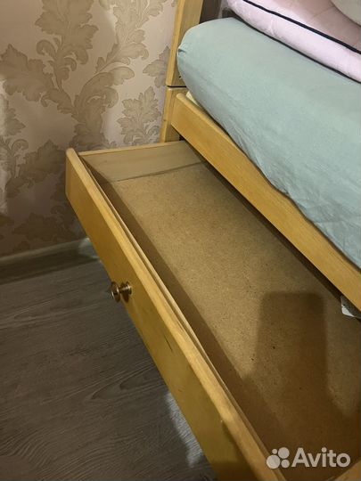 Детская деревянная кровать 120х60