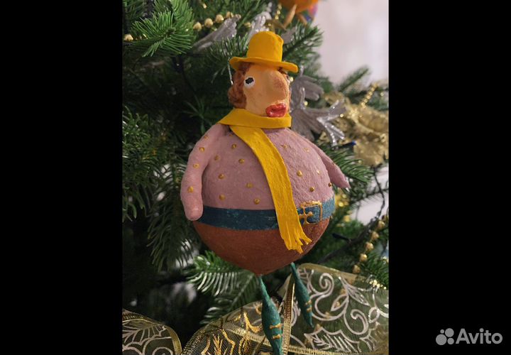 Ватные игрушки ручной работы