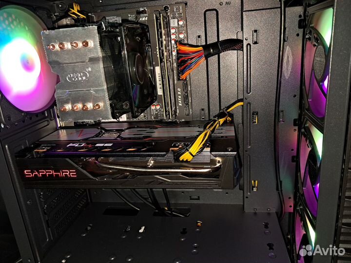 Новый Пк. Ryzen5-5500. 16gb. RX 5600 xt. M.2 nvme