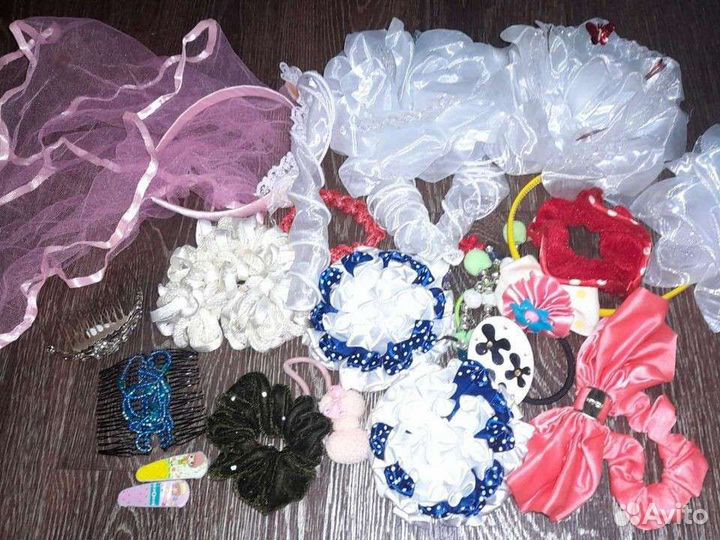 Резинки,заколки,корона,ободки для волос