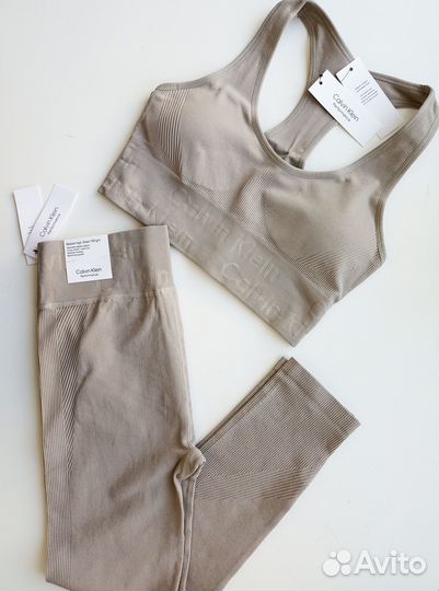 Комлект легинсы и топ Calvin Klein Оригинал
