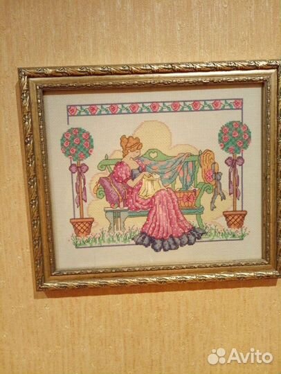 Картина вышитая крестом