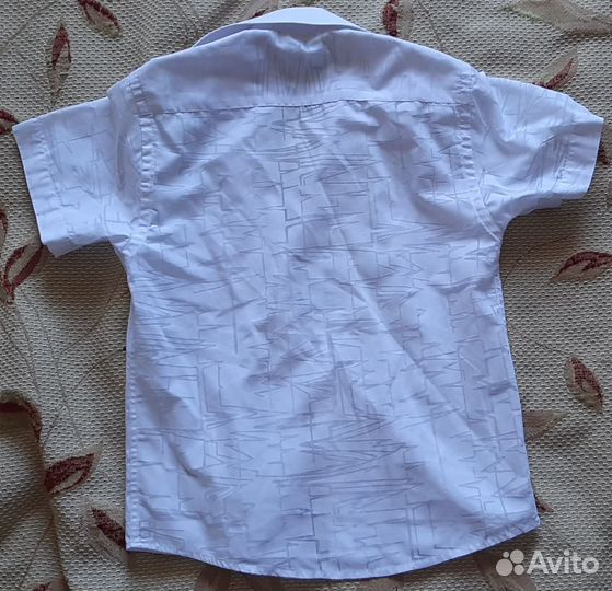 Рубашка белая детская 122