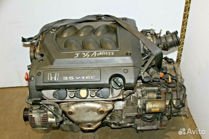 Контрактный двигатель Honda 3.5 V6 J35A J37A+АКПП