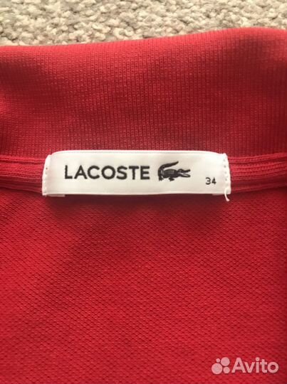 Платье поло оригинал lacoste