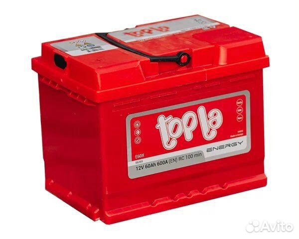 Акб Topla Energy 60А/Ч пр/обр