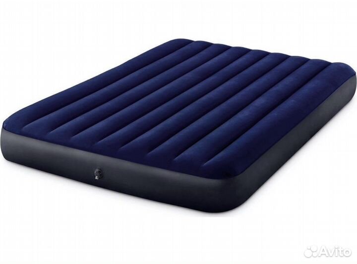 Матрас надувной 152*203*25 с подушками и насосом