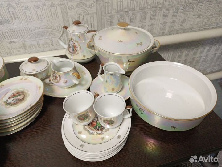 Винтажный столовый сервиз ГДР 