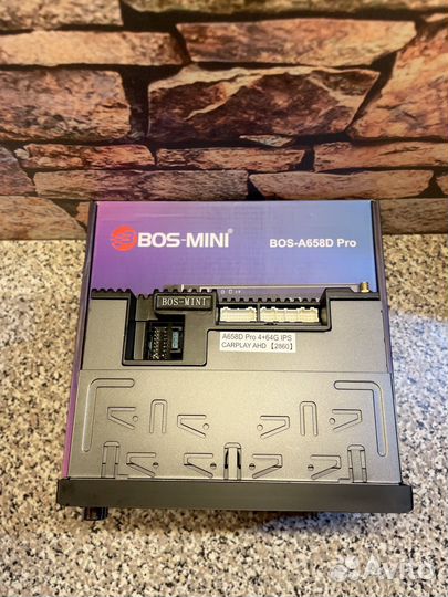 Магнитола Bos-mini BOS-A658D pro 4+64 Gb carplay+