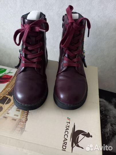 Ботинки демисезонные для девочки 32 размер