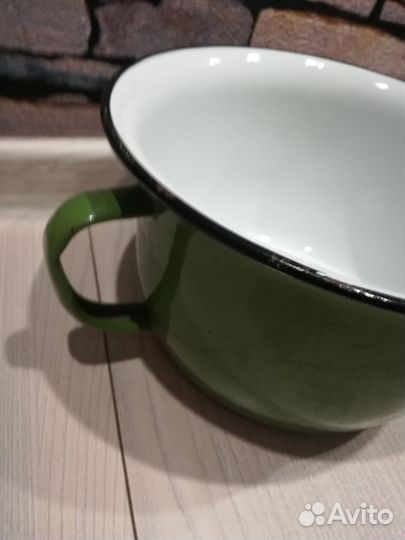 Эмалированный горшок СССР