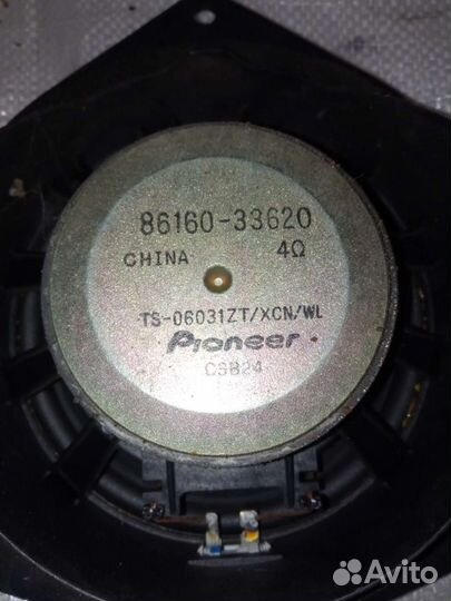 Toyota Land Cruiser 100 динамики в дверь