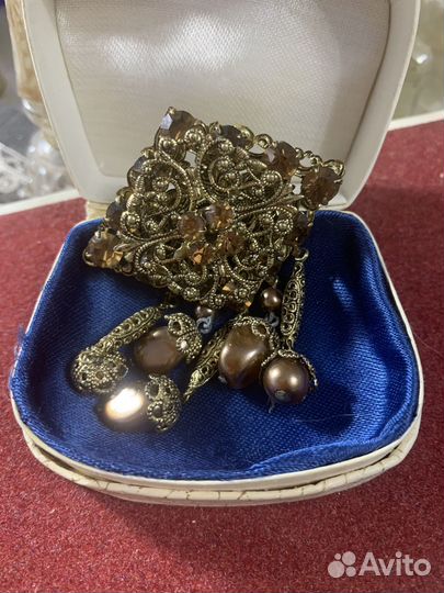 Брошь яблонекс винтаж