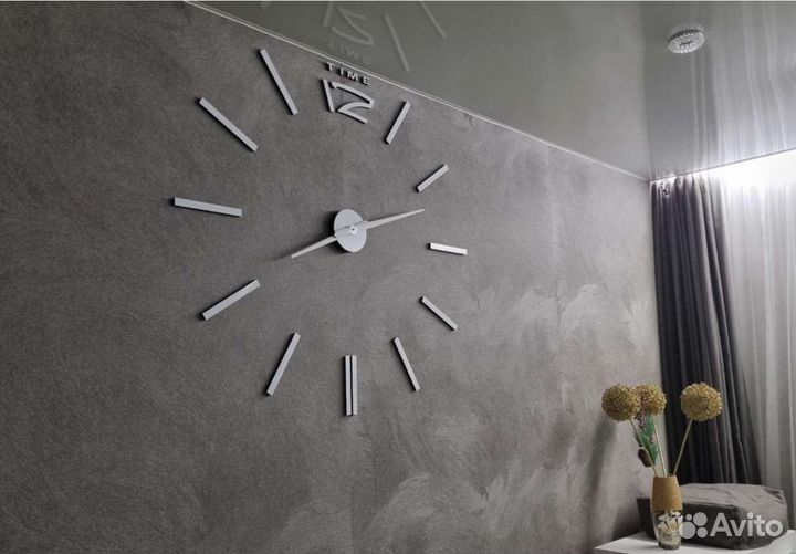 3d настенные часы новые большие